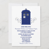 Polizei Box Wedding Invite v3 Einladung (Vorderseite)