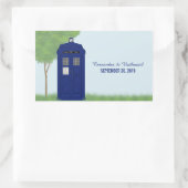 Polizei Box Wedding Stickers v4 (Tasche)