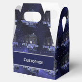 Polizei Call Box Gable Favor Box Geschenkschachtel (Geöffnet)