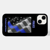 Polizei Case-Mate iPhone Hülle (Rückseite (Horizontal))