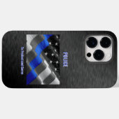 Polizei Case-Mate iPhone Hülle (Rückseite (Horizontal))