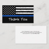 Polizei dankt Ihnen für die Bewertung der Strafver Visitenkarte (Vorne/Hinten)