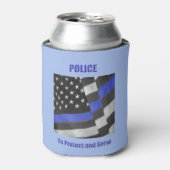 Polizei Dosenkühler (Kanne Vorderseite)