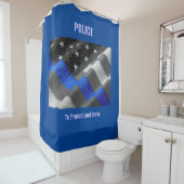 Polizei Duschvorhang (Beispiel)