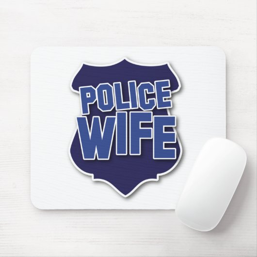 Polizei-Ehefrau Mousepad (Mit Mouse)