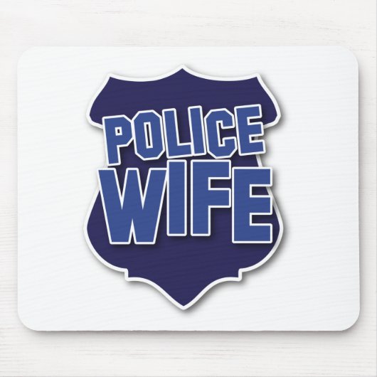 Polizei-Ehefrau Mousepad (Vorne)
