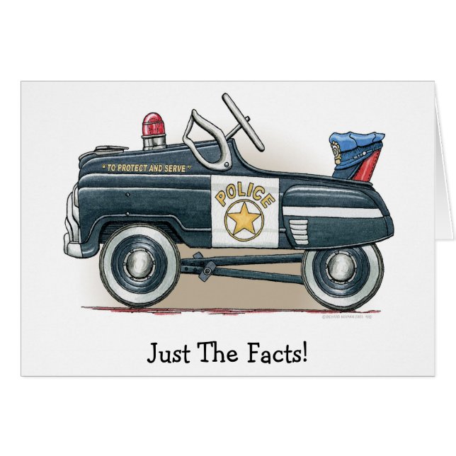 Polizei elt Auto-Polizist-Auto rad (Vorderseite (Horizontal))