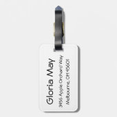 Polizei elt Auto-Polizist-Auto rad Gepäckanhänger (Rückseite vertikal)