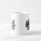Polizei elt Auto-Polizist-Auto-Tasse rad Kaffeetasse (Mittel)