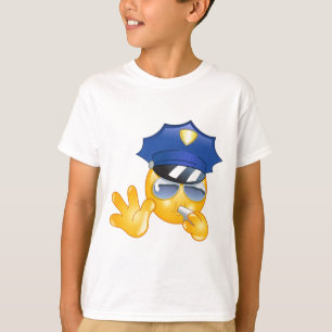 Polizei-Emoji T-Shirt
