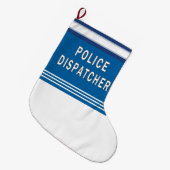 Polizei-Fahrdienstleiter Großer Weihnachtsstrumpf (Vorderansicht (hängend))