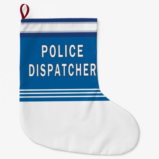 Polizei-Fahrdienstleiter Großer Weihnachtsstrumpf (Vorderseite)