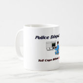 Polizei-Fahrdienstleiter Kaffeetasse (Vorderseite Links)