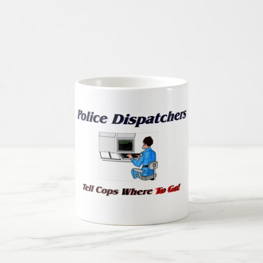 Polizei-Fahrdienstleiter Kaffeetasse (Mittel)