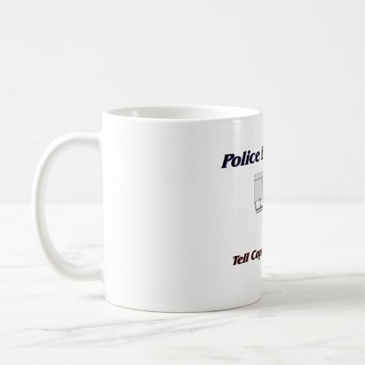 Polizei-Fahrdienstleiter Kaffeetasse (Links)