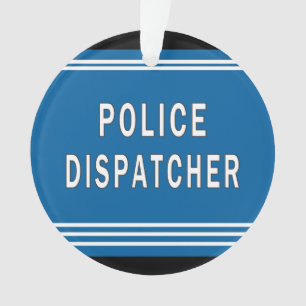 Polizei-Fahrdienstleiter Ornament