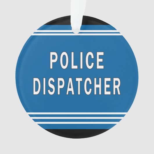 Polizei-Fahrdienstleiter Ornament (Vorderseite)
