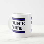 Polizei-Familie Kaffeetasse (Vorderseite Links)