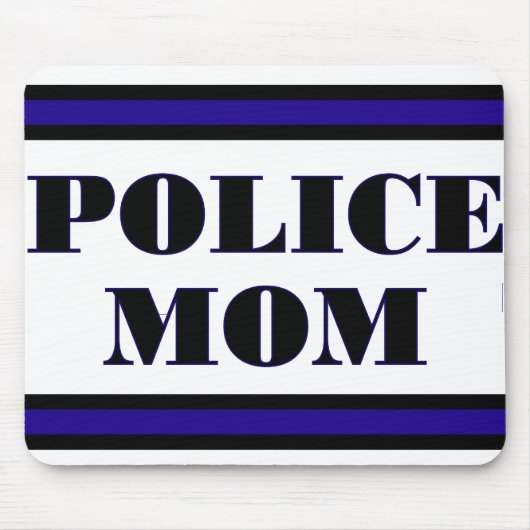 Polizei-Familie Mousepad (Vorne)