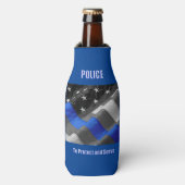 Polizei Flaschenkühler (Flaschenvorderseite)