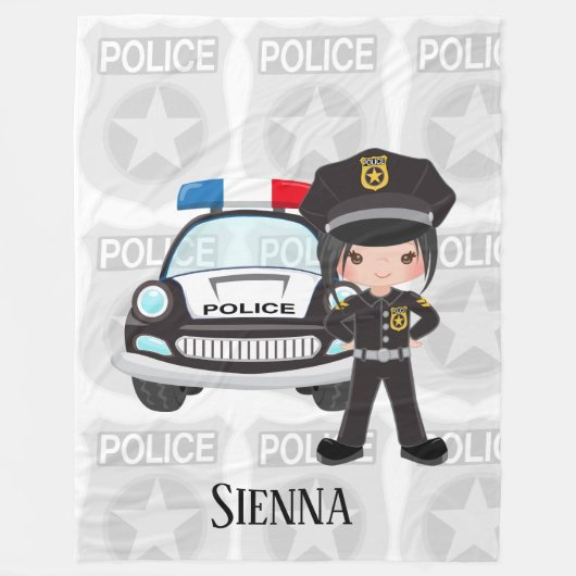 Polizei Fleecedecke (Vorderseite)