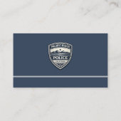 Polizei Foto Logo Visitenkarte (Rückseite)