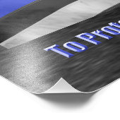 Polizei Fotodruck (Ecke)