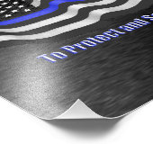 Polizei Fotodruck (Ecke)