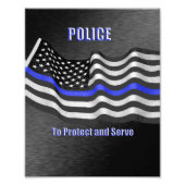 Polizei Fotodruck (Vorne)