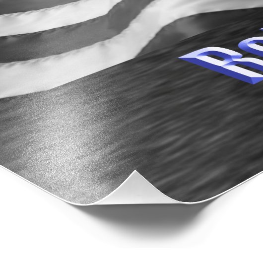 Polizei Fotodruck (Ecke)