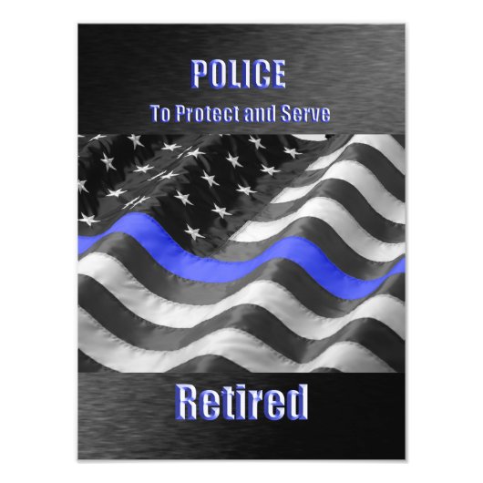 Polizei Fotodruck (Vorne)