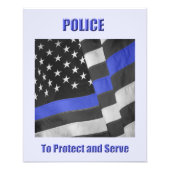 Polizei Fotodruck (Vorne)