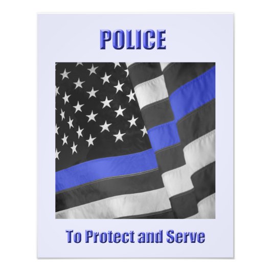 Polizei Fotodruck (Vorne)