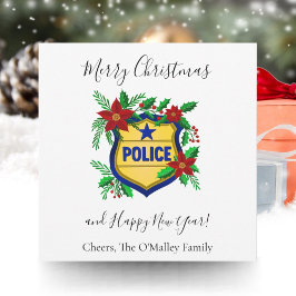 Polizei Frohe Weihnachten und ein glückliches neue