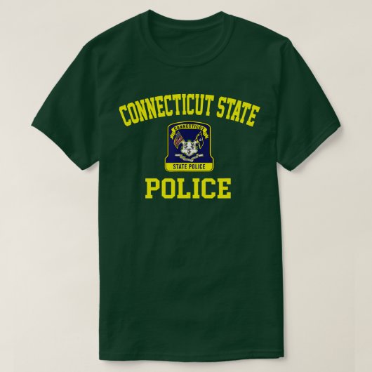 Polizei für den Staat Connecticut T-Shirt (Design vorne)