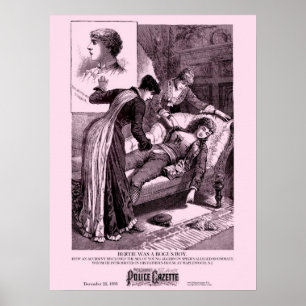 Polizei Gazette Poster Bertie