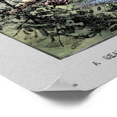 Polizei Gazette Poster Insane Woods (Ecke)