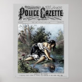Polizei Gazette Poster Insane Woods (Vorne)