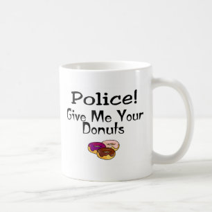 Polizei! Geben Sie mir Ihre Schaumgummiringe Kaffeetasse