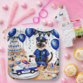 Polizei Geburtstag Pappteller (Party)