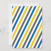 Polizei-Geburtstags-Einladung, Tafelhintergrund Einladung (Rückseite)