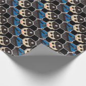 Polizei Geschenkpapier (Ecke)