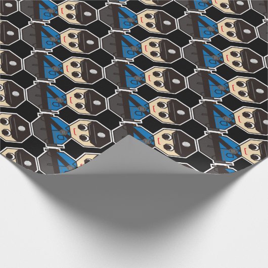 Polizei Geschenkpapier (Ecke)