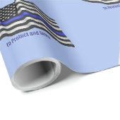 Polizei Geschenkpapier (Rolleneckpunkt)