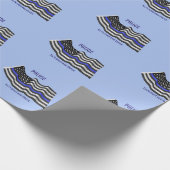 Polizei Geschenkpapier (Ecke)