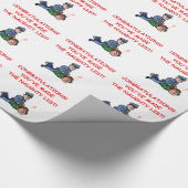 Polizei Geschenkpapier (Ecke)