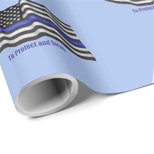 Polizei Geschenkpapier (Rolleneckpunkt)