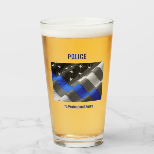 Polizei Glas (Vorne (Gefüllt))