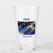 Polizei Glas (Vorderseite)