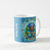Polizei-Gnom Kaffeetasse (VorderseiteRechts)